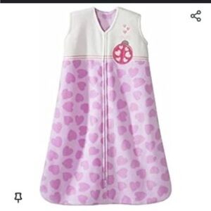 Halo sleep Sak pink polka dot lady bug size medium 6-12 months